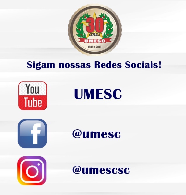 Redes sociais UMESC