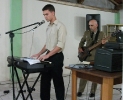 Culto de Militares em Barra Velha 1 casal aceitou a Jesus