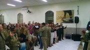 Culto de militares em Taió, na Igreja Santas Missões