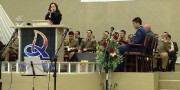 Almas para Jesus em culto de militares em Curitibanos