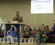Almas para Jesus em culto de militares em Curitibanos