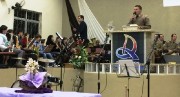 Almas para Jesus em culto de militares em Curitibanos