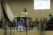 Almas para Jesus em culto de militares em Curitibanos