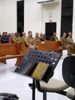 Abençoado culto de militares em Joinville