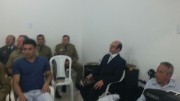 Reunião de militares na Igreja em Barra Velha