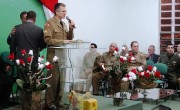 Deus fez grandes maravilhas em Rincão no culto de militares