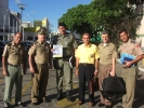 Militares de Alagoas recebem presidente da UMCEB